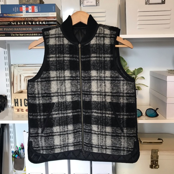 MADEWELL Reversible Vest in Copeland Plaid - Picture 8 of 11